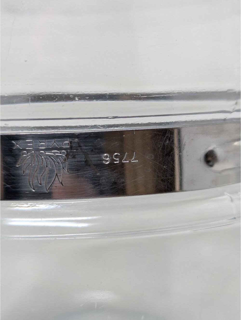 Vintage Pyrex 7756-B Flameware 6 Cup Glass Coffee Percolator Pot & Lid ONLY - Picture 3 of 6